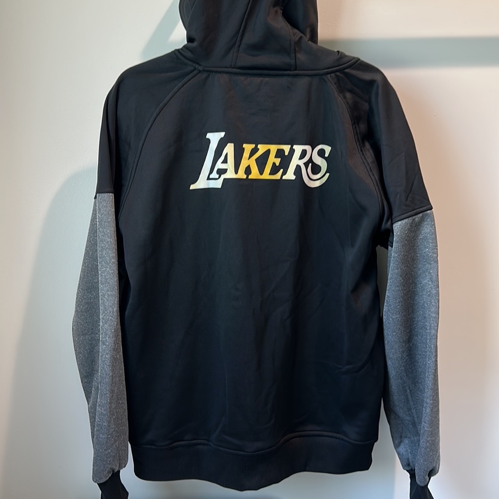 Los Angeles Lakers Jacket Black New LARGE